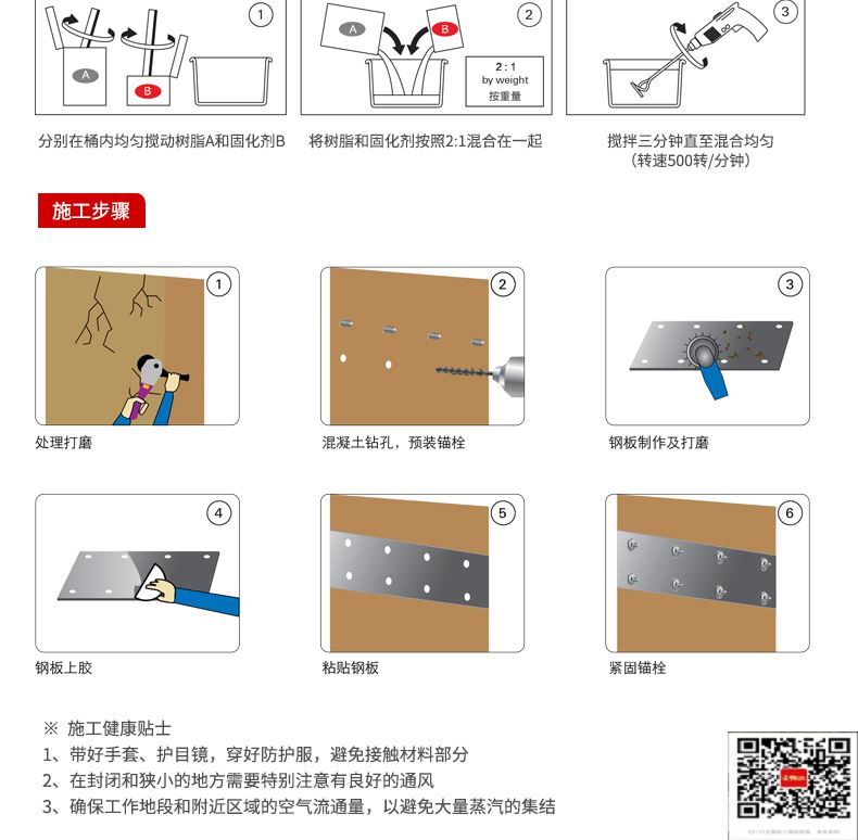 包钢思明粘钢加固施工过程